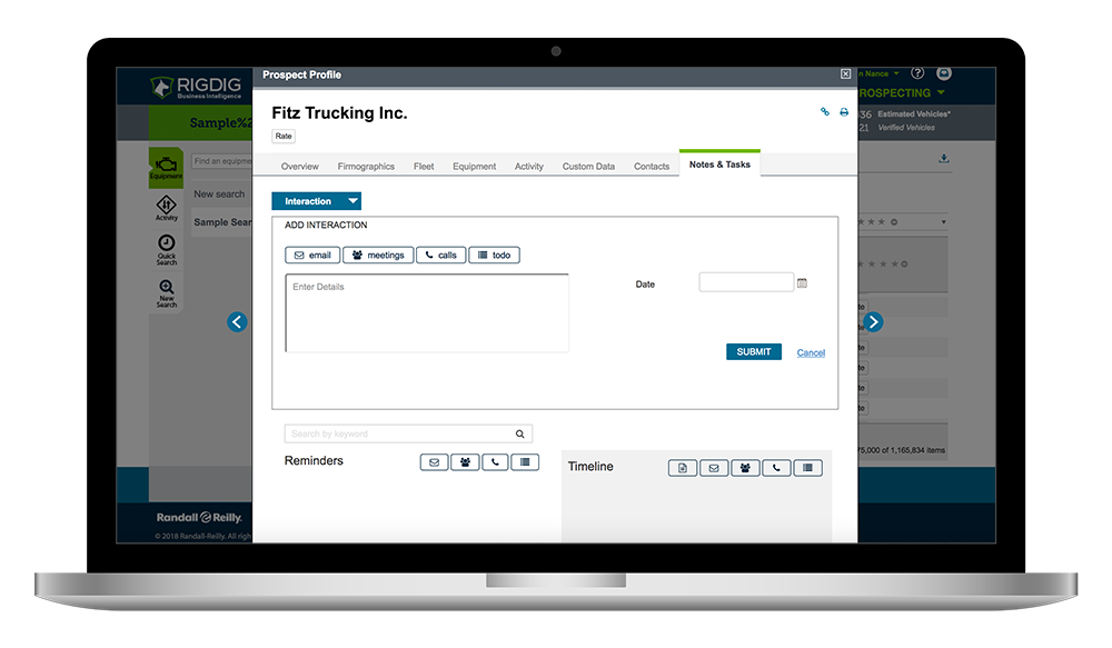 prm screenshot on laptop